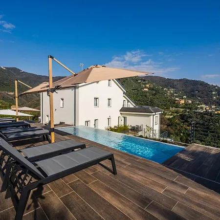 Appartement - Bilocale Con Piscina E Vista Colline Rapallo